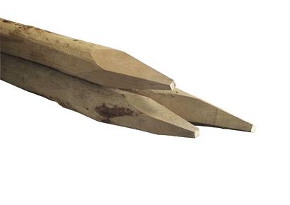 Kastanje geschilde paal 300x10/12cm