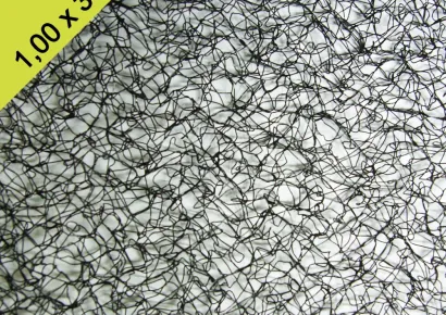 Begroeiingsmat nylon 100cm breed zwart (rol is 30 mtr)