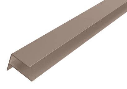 WEO35-60 Alu F-profiel Light Grey 6,5x8x300cm