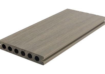 WPC 2,3x13,8x400cm Fiberdeck Premium RHK Light Grey