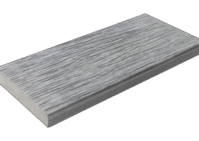 WPC 2,3x13,8x300cm Fiberdeck Vintage Lunar Grey kantplank massief