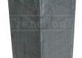 Betonpoer antraciet glad TH-02 15x15x58cm incl. rvs stelanker