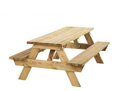 Picknicktafel Bobito 4,2cm dik bladmaat 220x71cm