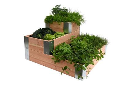 Douglas minigarden hoekmodel 100x100x60cm onbehandeld