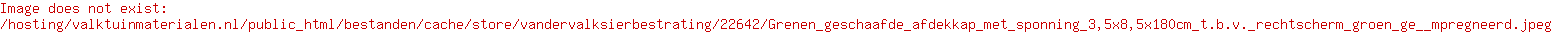Grenen geschaafde afdekkap met sponning 3,5x8,5x180cm t.b.v. rechtscherm groen geïmpregneerd