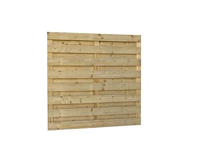 Jumboscherm geschaafd vuren 18-planks 180x180cm recht