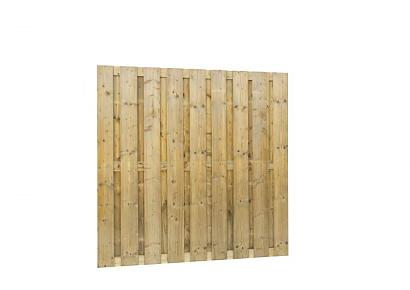 Jumboscherm geschaafd vuren 20-planks 180x180cm recht