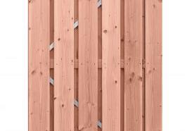 Douglas geschaafde plankendeur op verstelbaar stalen frame 1,6cm 100x195cm onbehandeld