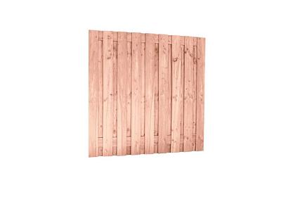 Douglas fijnbezaagd plankenscherm 19-planks 180x180cm t.b.v. betonsysteem onbehandeld