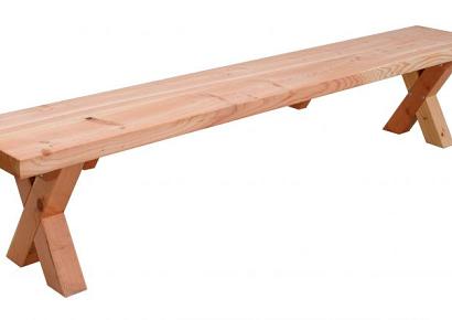 Bank Xavi Excellent 50x38x245cm onbehandeld