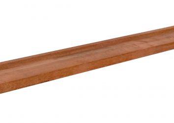 Hardhouten fundamentbalk 4,5x8,5x300cm