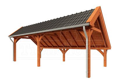 Kapschuur de Hoeve XL 770x380x345cm (bxdxh)