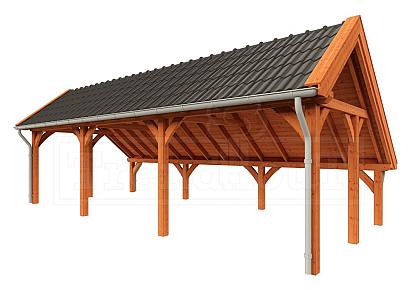 Kapschuur de Hoeve XL 926x440x375cm (bxdxh)