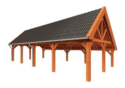 Kapschuur de Hofstee XXL 1250x595x460cm (bxdxh)