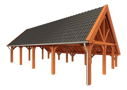 Kapschuur de Hofstee XXL 1250x720x500cm (bxdxh)