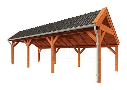Kapschuur de Stee 900x360x335cm (bxdxh)