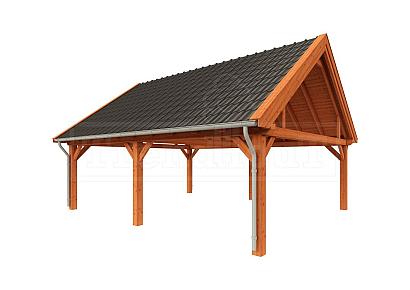Buitenverblijf Zadeldak XXL 785x700x535cm (bxdxh)