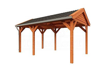 Zadeldak Betula 505x350x315cm (bxdxh)