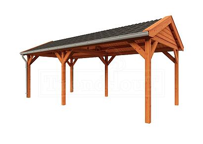 Zadeldak Betula 680x350x315cm (bxdxh)