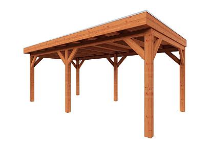 Buitenverblijf Refter XL 600x340x260cm (bxdxh)