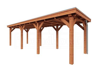 Buitenverblijf Siena 825x300x250cm (bxdxh)