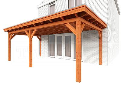 Aanbouwveranda Lucca 660x390x260cm (bxdxh)