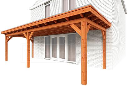 Aanbouwveranda Lucca 790x325x260cm (bxdxh)