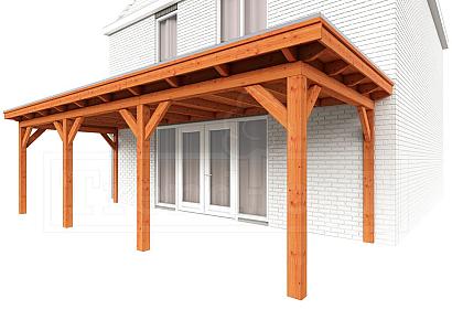 Aanbouwveranda Lucca 795x325x260cm (bxdxh)