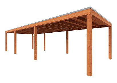 Buitenverblijf Palermo 1015x370x245cm (bxdxh)