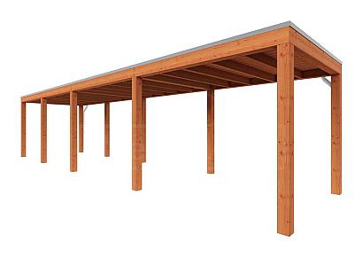Buitenverblijf Palermo 1075x255x245cm (bxdxh)