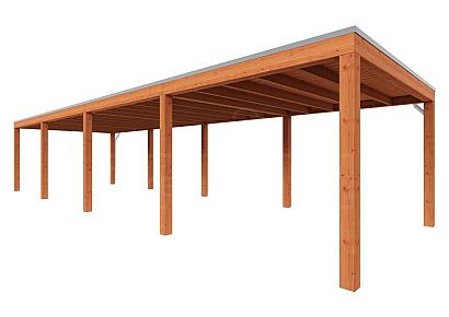 Buitenverblijf Palermo 1180x370x245cm (bxdxh)