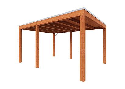 Buitenverblijf Palermo 430x370x245cm (bxdxh)