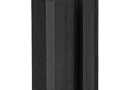 Beton eindpaal Reest sleufpaal 11.5x11.5x272cm antraciet gecoat