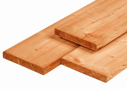 Constructiehout KD 2,8x19,5x300cm 1-zijde geschaafd, 1-zijde ruw red class