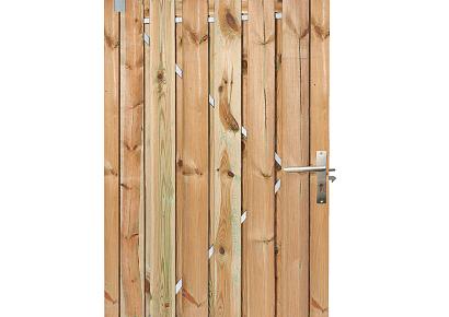 Schuifdeur 130x195cm recht geimp incl rail 300cm, plafondbevest, slot, slotvanger, 2xklem, 2xkatrol