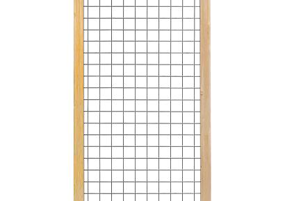 Gaaselement 180x90cm geimp + houten kader 4,5x7cm mw 7,5x7,5cm