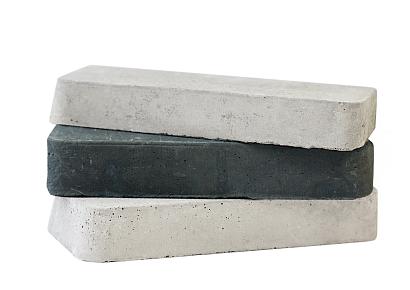 Beton vulblokje 1,7x4,5x11cm antraciet tbv toogscherm icm betonpalen