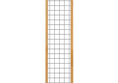 Gaaselement 180x45cm geimp + houten kader 4,5x4,5cm mw 7,5x7,5cm