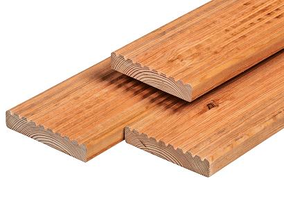 Vlonderplank 2,8x14,5x300cm red class