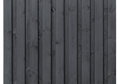Tuinscherm Koblenz 180x180cm recht geimp zwart 19pl