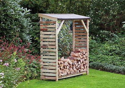 Openhaardhout berging 180x50x180cm grenen