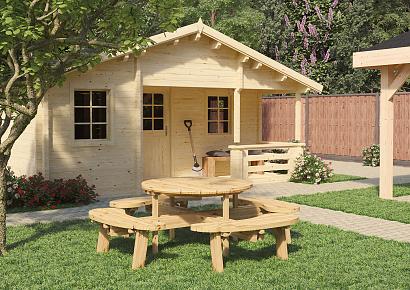 Picknicktafel Rond ø219x73cm vuren