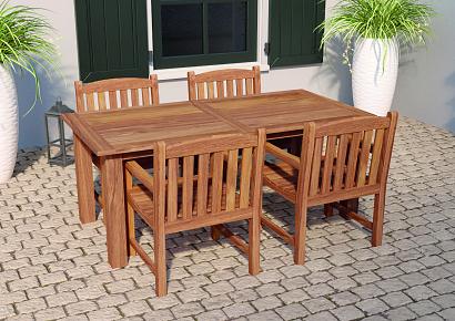 Tuintafel Modern 250x100x78cm teak