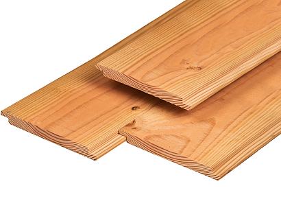 Wisselsponning 1,8x19,5x300cm 1-zijde geschaafd, 1-zijde ruw red class