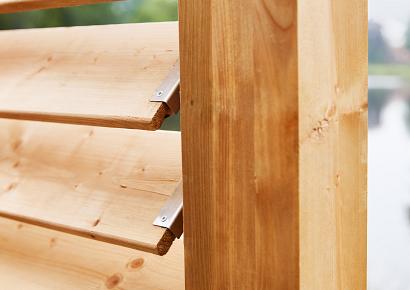 Flex Fence zelfbouwpakket excl. hout rvs lengte 220cm