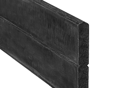 Blokhutprofielplaat 4,8x26x184cm antraciet gecoat met mes en groef