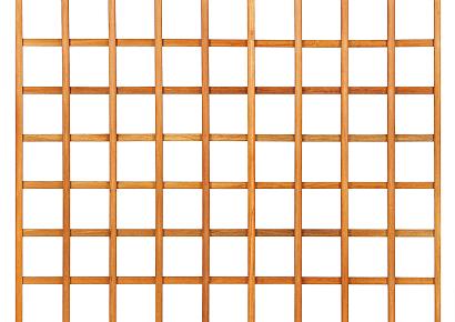 Trellis 180x180cm recht hardhout