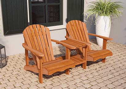 Loveseat Relax 177x89x93cm hardhout