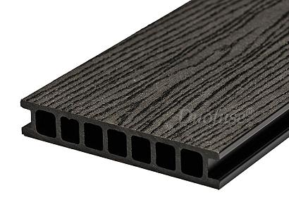 DF holle plank houtnerf graphite black 2,8x16,2x400cm