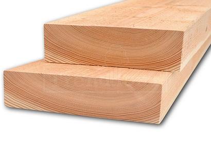 Douglas balk 7x25x500cm fijnbezaagd